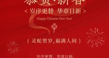 灵蛇贺岁 福满人间